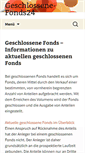 Mobile Screenshot of geschlossene-fonds24.de